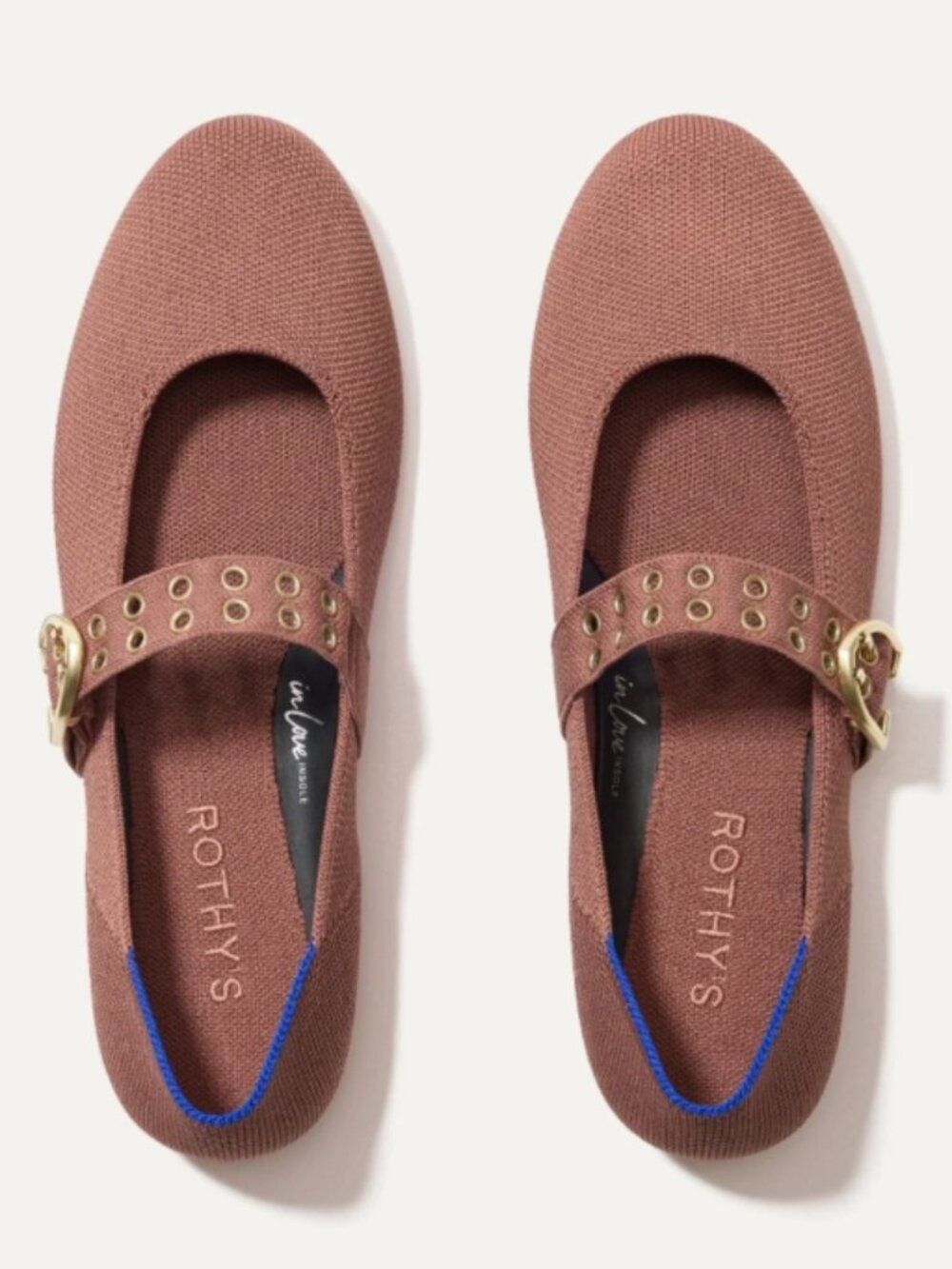 NEW Rothy Washable The Mary Jane Ballet Flat in Hazel Sz 7